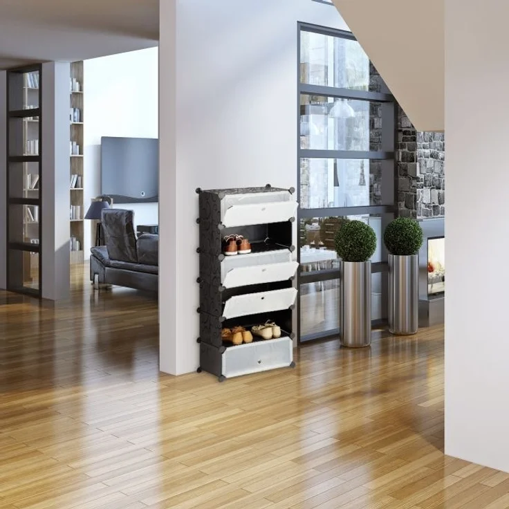 Schuhschrank mit 6 Fächern – Bild 3