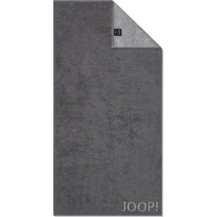 JOOP! Handtuch Classic / Infinity Kollektion, 3er Pack - Walkfrottier Anthrazit 50x100cm – Bild 2