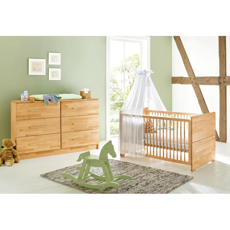 Pinolino 'Natura' 2-tlg. Babyzimmer-Set natur, breit