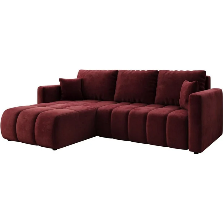 Luxusbetten24 Schlafsofa Designer Sofa Beatrice L in Samt, mit Schlaffunktion und Stauraum – Bild 1