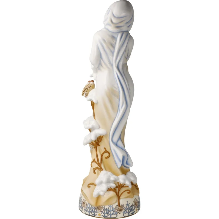 Goebel / Alphonse Mucha - Winter,Figur,10,0cm x 9,5cm x 31,5cm / Porzellan / 10,0cm x 9,5cm x 31,5cm – Bild 4