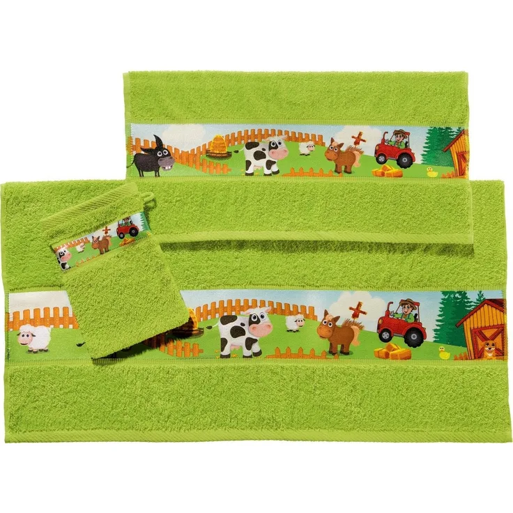 Erwin Müller Handtücher Frottier-Set 3-tlg, (3-St), Walk-Frottier Uni