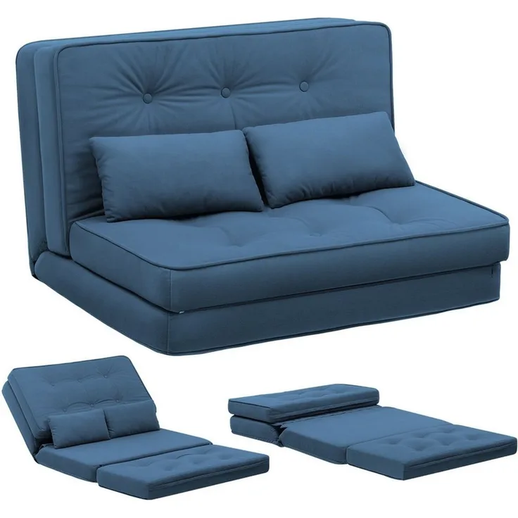 COMHOMA Kindersofa Schlafsofa Bodensofa Klappbar Bodensessel mit Schlaffunktion bettsofa