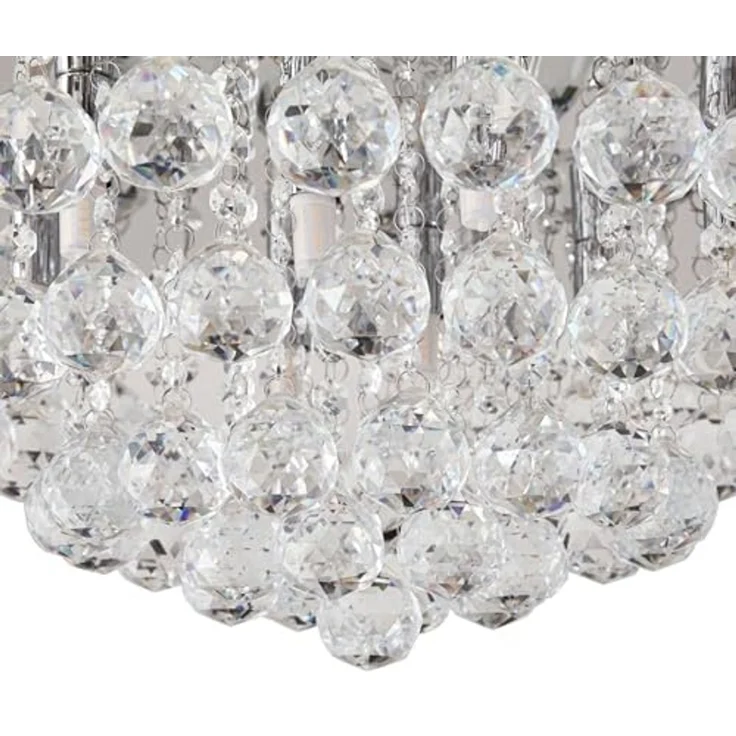 Lindby Deckenleuchten Antonino, Chrom IP20, 8 x 40 W LED – Bild 6