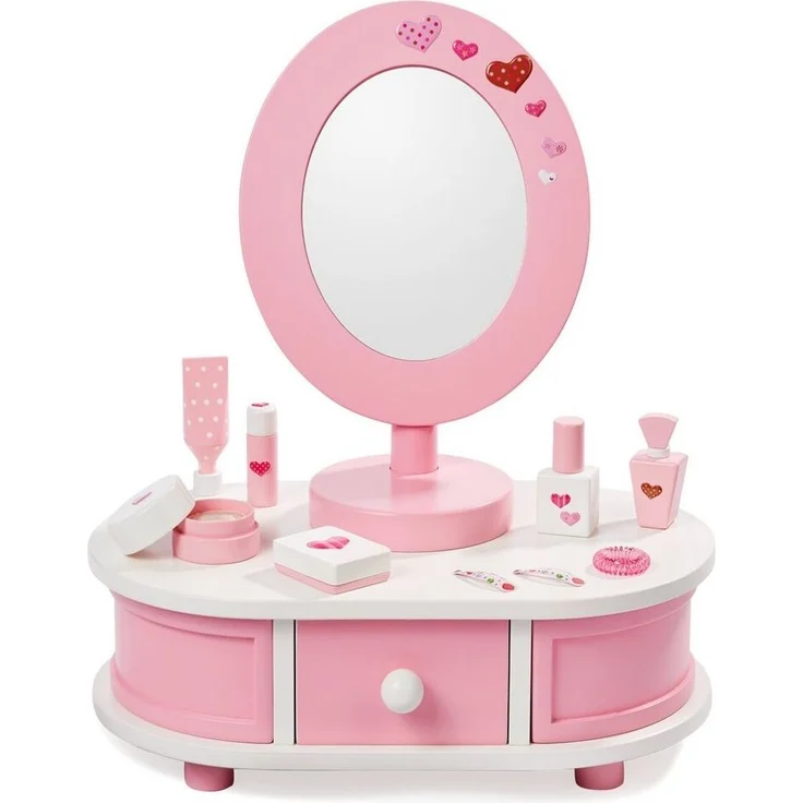 howa Schminktisch Little Lady, incl. 12 tlg. Zubehör, aus Holz für Kinder – Bild 1
