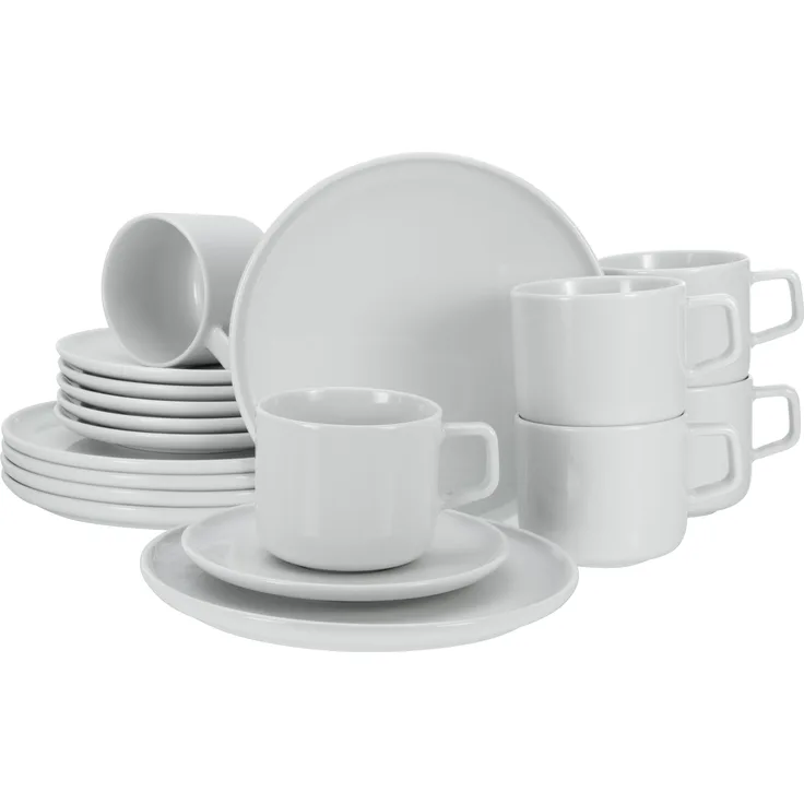 Chef Collection Weiss, Kaffeeservice 18-tlg (mo)