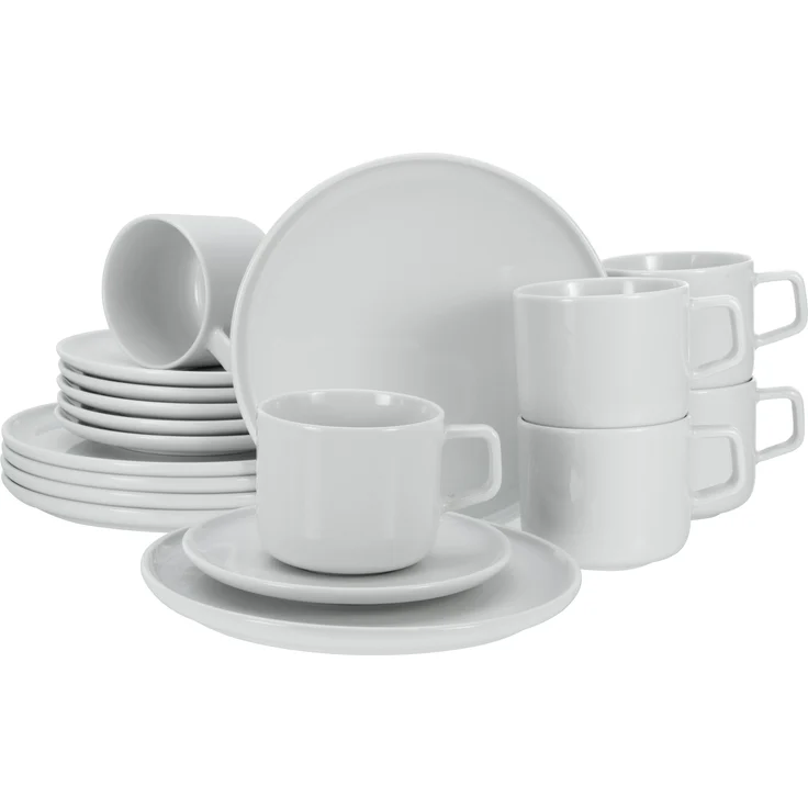 Chef Collection Weiss, Kaffeeservice 18-tlg (mo) – Bild 1