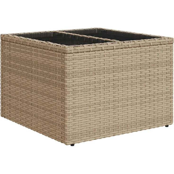 vidaXL Sofa Set 8 stk. Beige und Cremeweiß Polyrattan und Stahl 3448284 – Bild 6