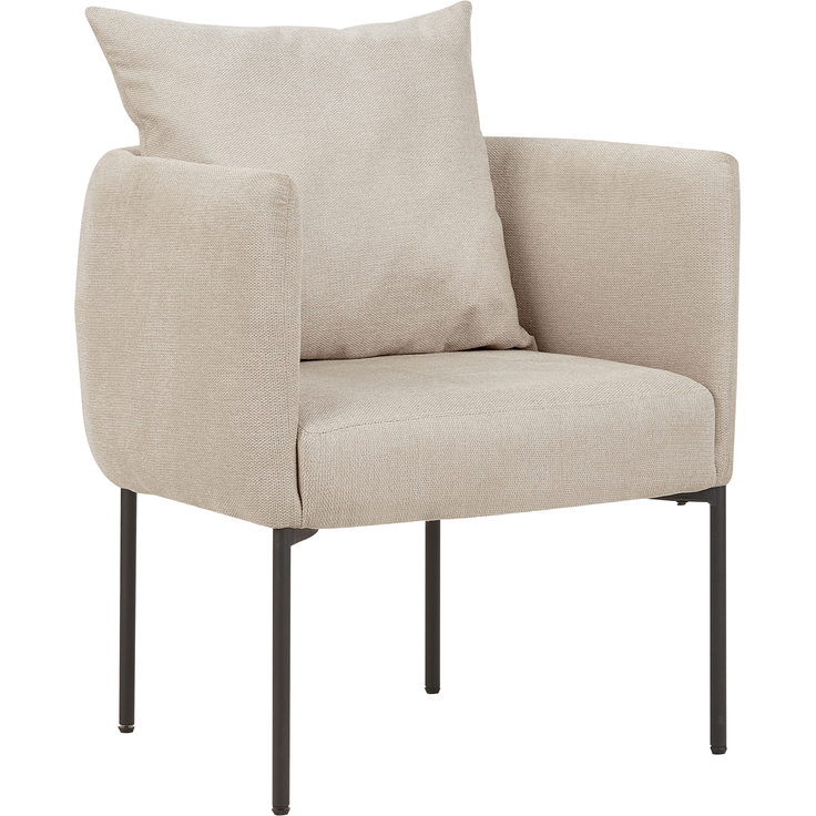 Sessel MALMOS Stoff Helles Beige