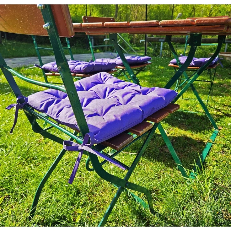 JACK Stuhlkissen JACK Outdoor 38x38cm Sitzkissen Lounge Kissen Sitzkissen Wasserfest, mit Lotus Effekt, robust, strapazierfähig, für Innen & Außen – Bild 3