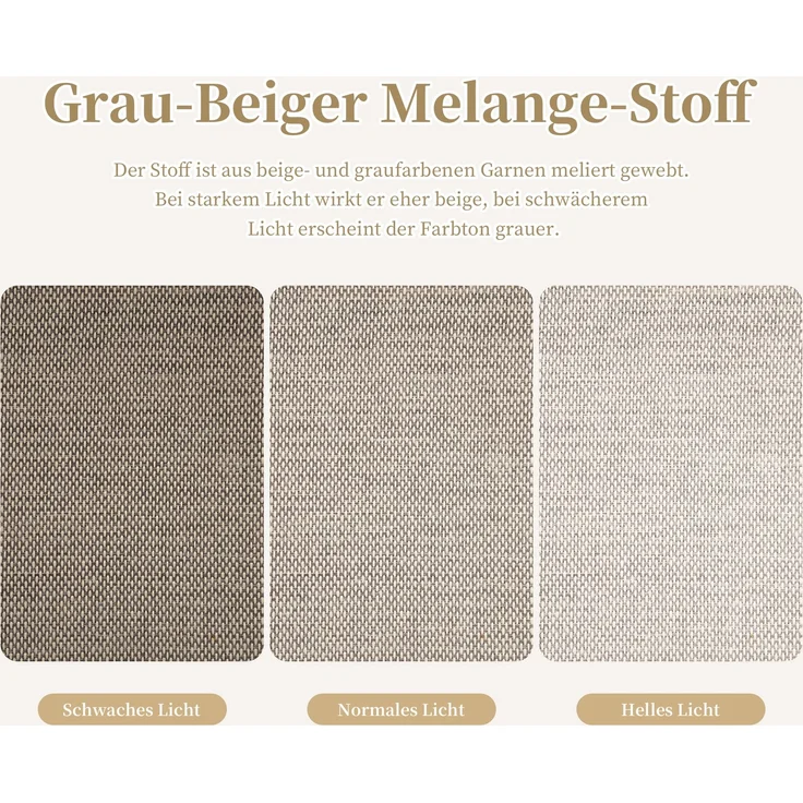 Merax Gartenmöbel-Set, Outdoorsofa, 2-Sitzer-Sofa, Handläufe aus Holz-Kunststoff-Verbundwerkstoff, Industriestil, graubeige – Bild 6