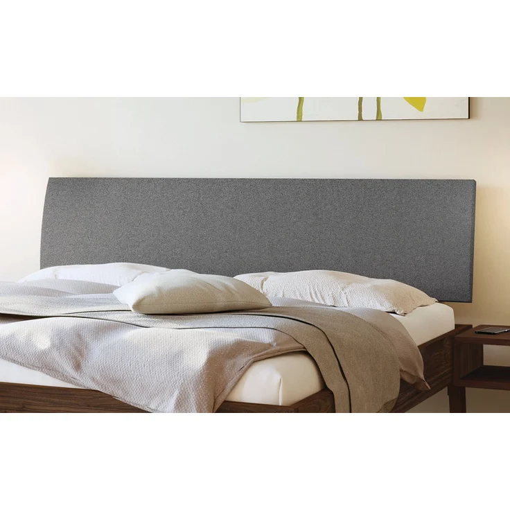 Hasena Massivholzbett Lorenzo Nussbaum geölt gepolstert 180x210 cm, Fußhöhe 20 cm – Trento – Bild 3