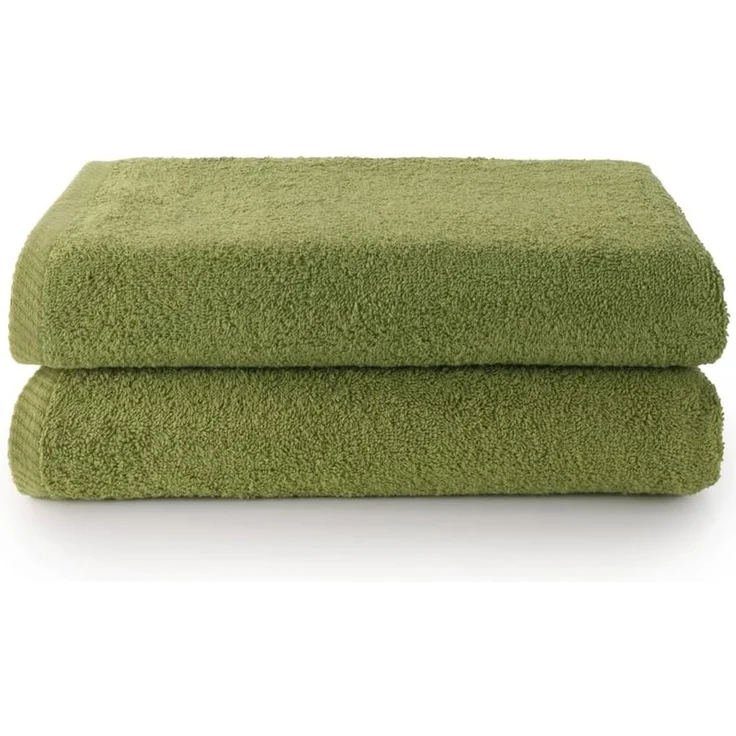 Top Towel - Plus - Große Badetücher - Badetücher - 2 Duschtücher - 100x150 cm 100 % Baumwolle - Blatt
