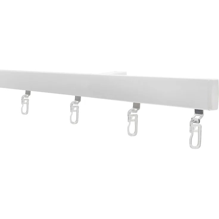 Garduna Gardinenschiene Garduna SmartGlide!, Gardinenschiene weiß, 1-läufig, Aluminium