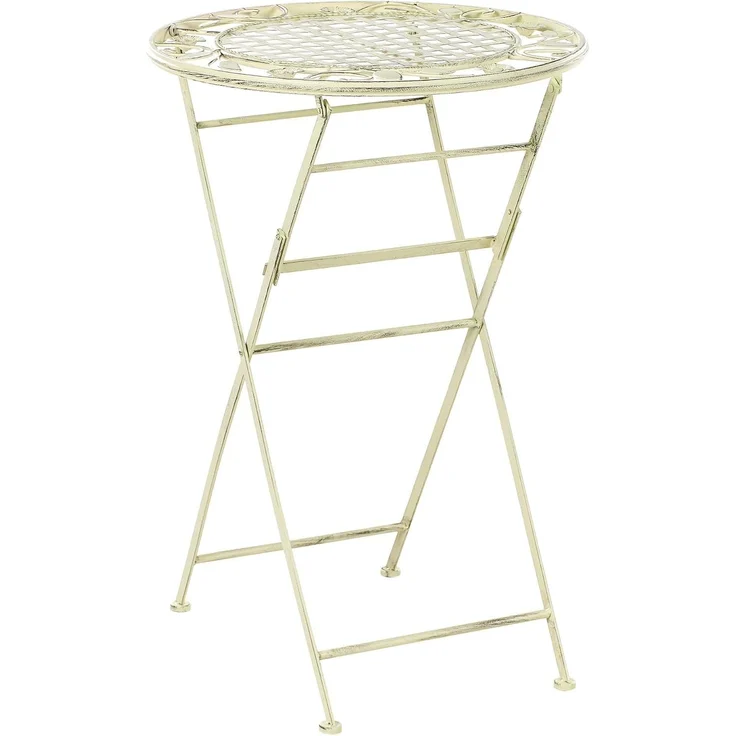 Beliani 'BIVIO' Garten Bartisch, Metall Hellgrün – Bild 1