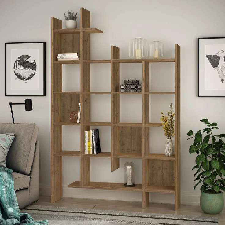 Bücherregal, 'Manco', 188 x 25,5 x 122, Hitit – Bild 1