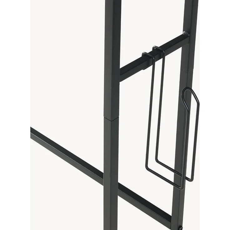 Toilettenregal Ljukhobro 164x64x20 cm Schwarz [en. casa] – Bild 6