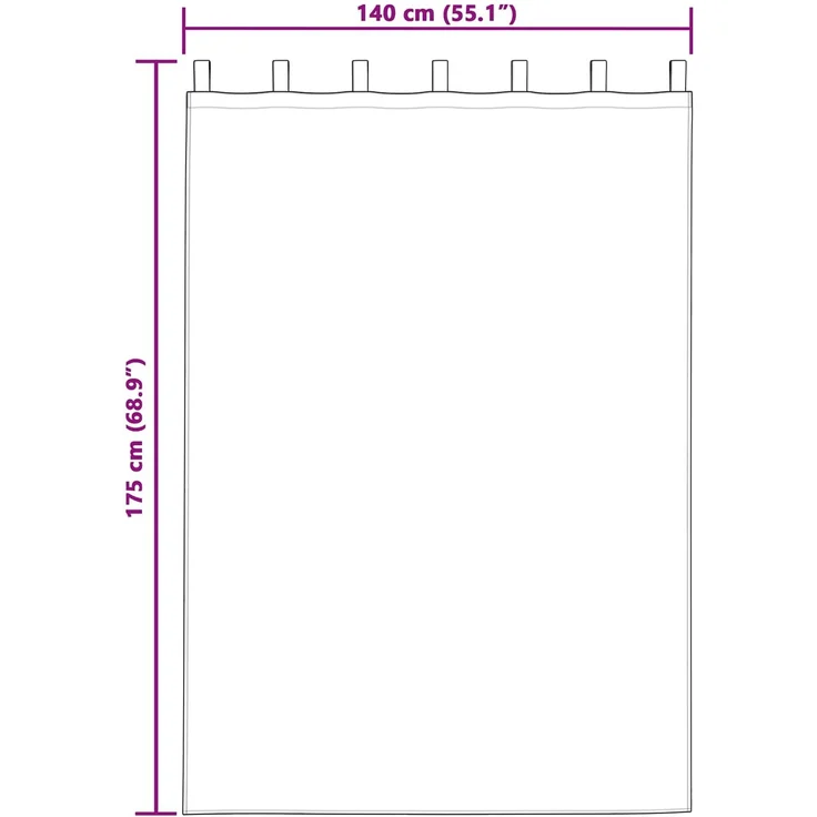 Verdunkelungsvorhänge 2 pcs | für Wohnzimmer & Schlafzimmer Senfgelb 140 x 175 cm Samt – Bild 7