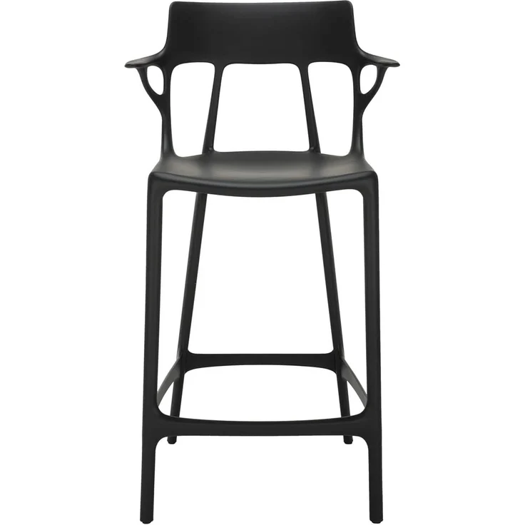 2er Set A.I. Barhocker schwarz – Bild 4