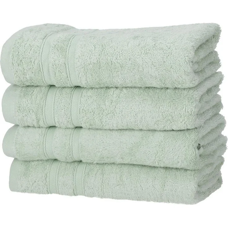Hometex Premium Textiles Handtuch in nachhaltiger Premium Qualität 450 g/m², 4er Handtücher, Kuschelig weich und sehr saugfähig, Extra flauschige Hotel-Qualität