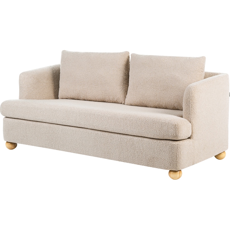 Sofa 3-Sitzer RATTVIK Bouclé Beige – Bild 5