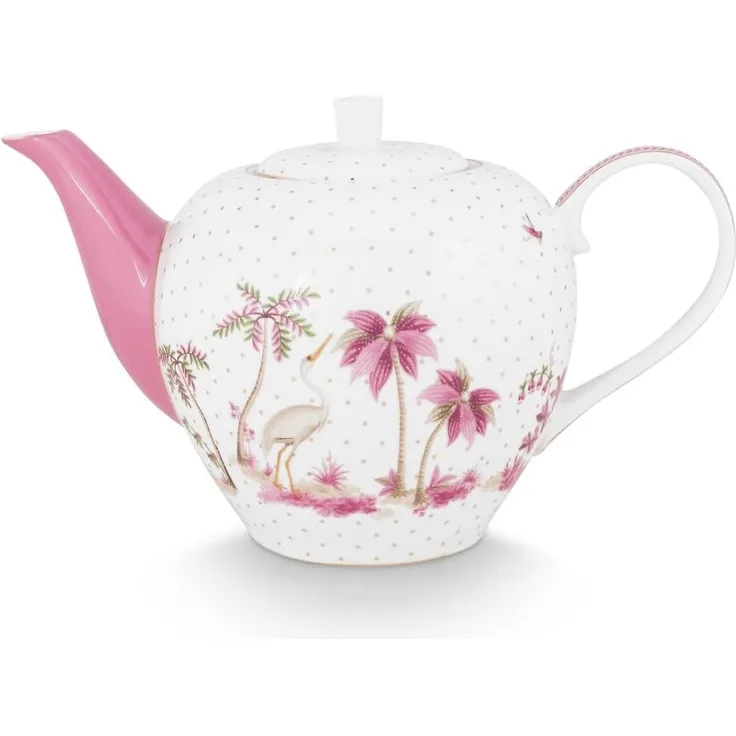 PiP Studio Kanne Teekanne Jolie Dots Gold Pink