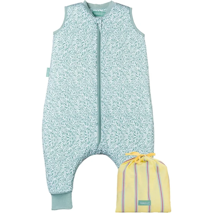 molis&co - Baby Schlafsack mit Füßen - Ideal für Frühling und Herbst - Babyschlafsack mit Füßen 1 tog - Leicht gepolstert - 100% Baumwolle (Oeko-TEX 100), Premium Qualität - INES II (60 cm) – Bild 1