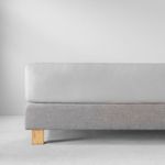 Estella Zwirn-Jersey Spannbettlaken Zwirn-Jersey Spannl 200x200 Exquisit silber