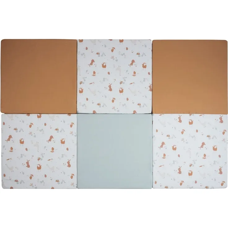 TINÉO - Krabbeldecke – großer Spielteppich für Babys – Motorikmatte – Bodenmatte für Babys – multifunktional 5-in-1 – 120 x 180 cm