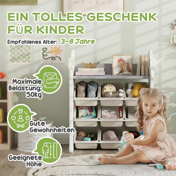 AIYAPLAY Standregal Kinderregal – Bild 5