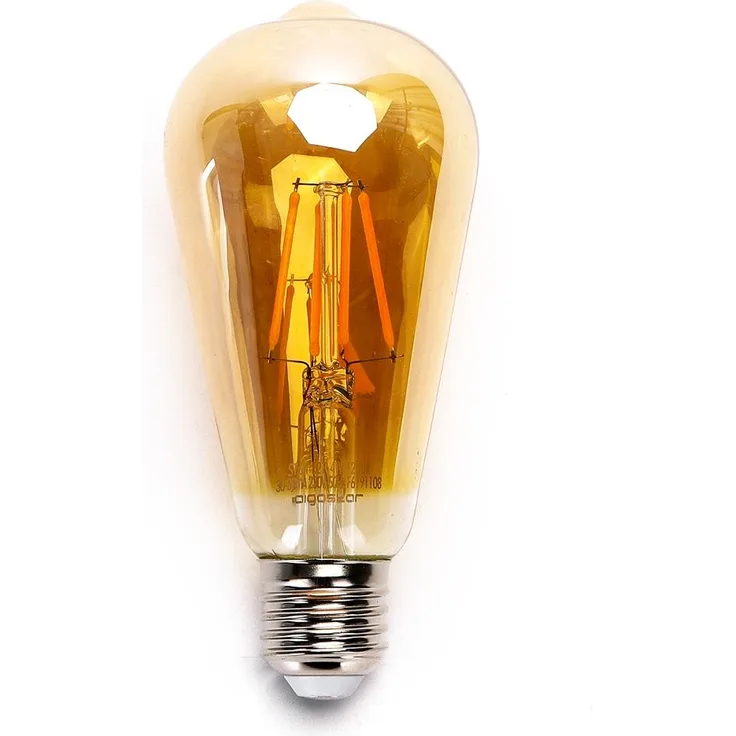 8W ST64 LED E27 Filament Leuchtmittel Retro Nostalgie Glühbirne Standard Edison Gewinde 2200K warmweiß