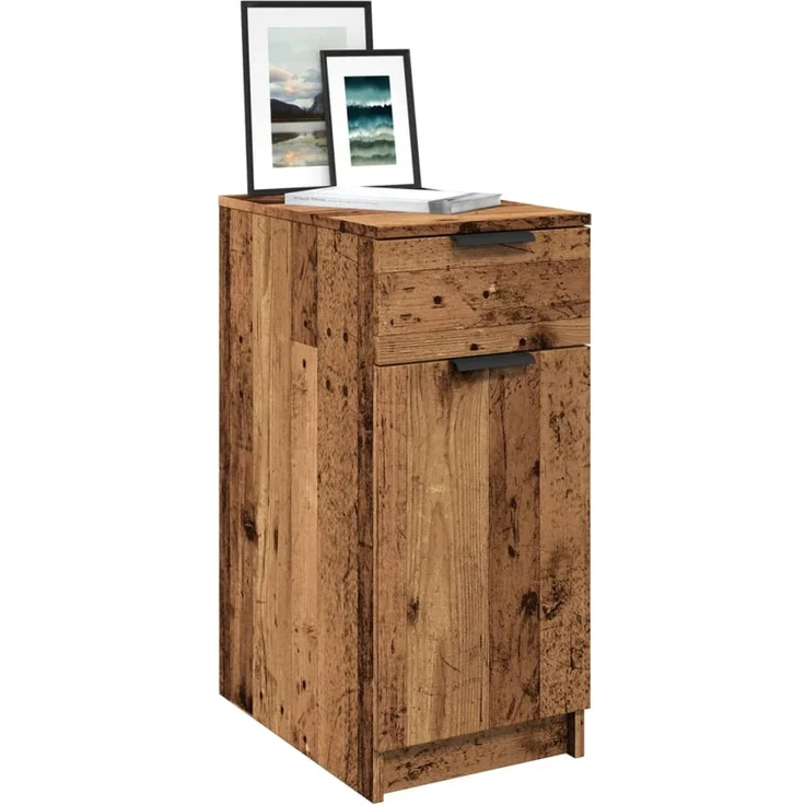 vidaXL Büroschrank Altholz-Optik 33x50x75 cm Holzwerkstoff 856997 – Bild 1