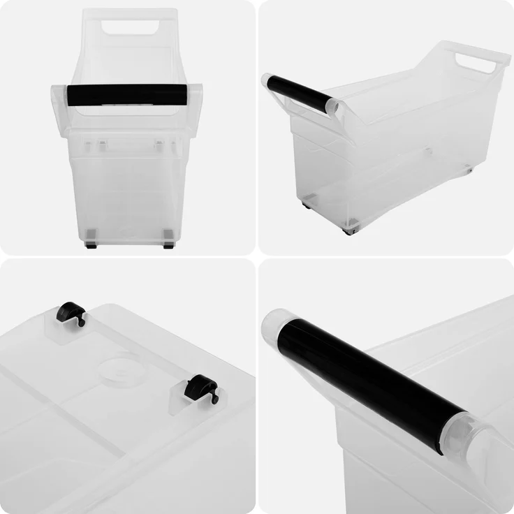 KADAX System Organizer Container auf Rollen für einen 17L Kleiderschrank mit Griffen – Bild 6