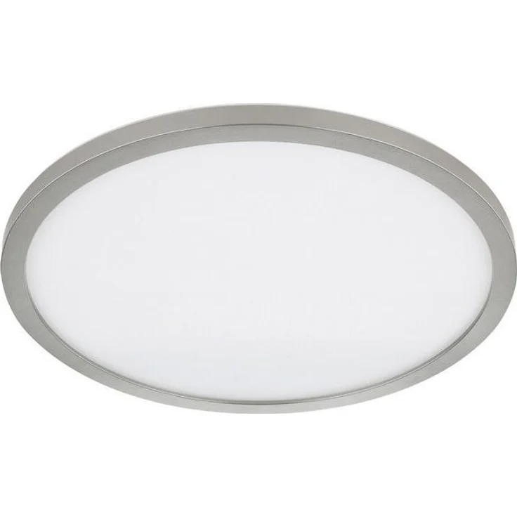 GLOBO LIGHTING LED Deckenleuchte SAPANA, Ø 42 cm, 1-flammig, Nickelfarben, Weiß, Dimmfunktion, Memoryfunktion, LED fest integriert, Extra-Warmweiß, Kunststoff, IP44 Spritzwassergeschützt – Bild 3