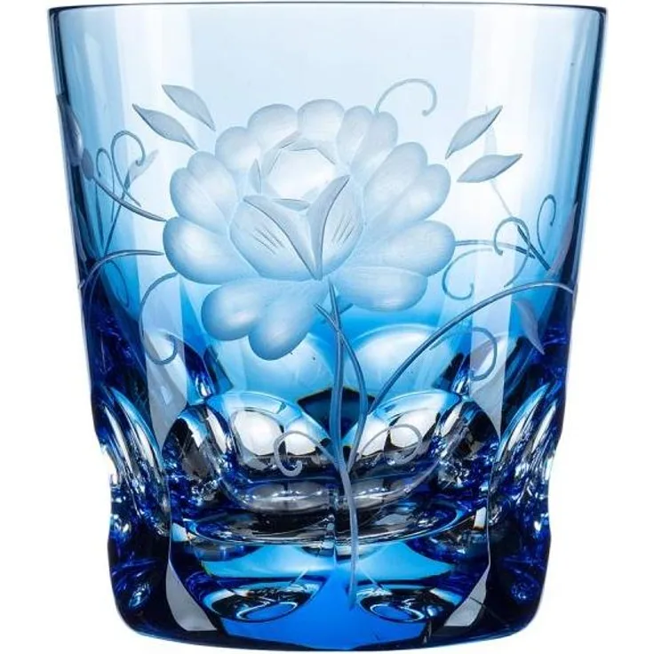 Becher Kristall Rose aqua (8,5 cm)
