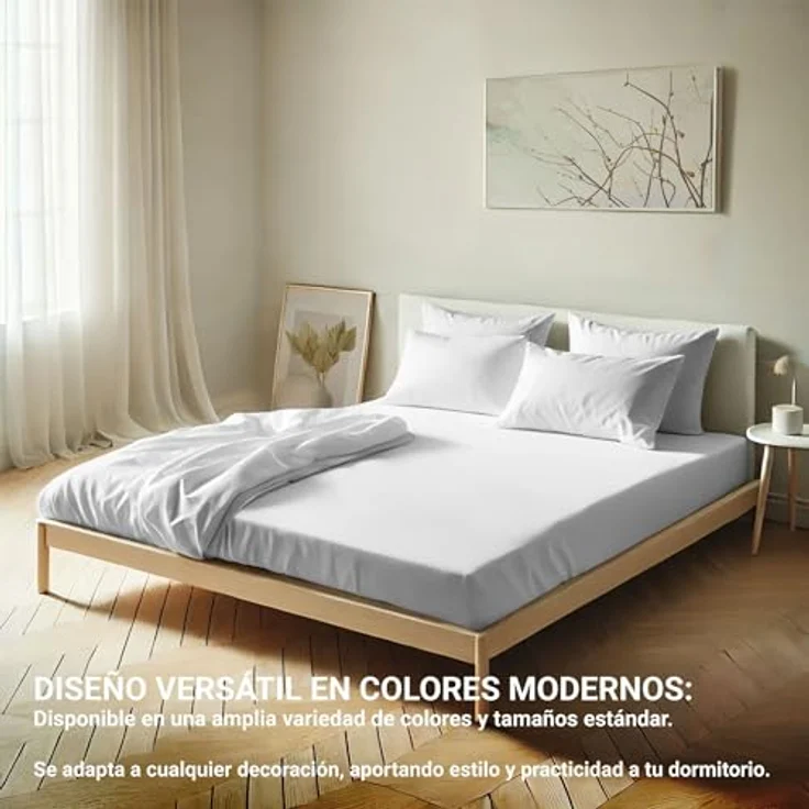 ECOMMERC3 2 Kissenbezüge, 50x75 cm, extra weich und bequem, weiß, atmungsaktiv, leicht zu waschen – Bild 7