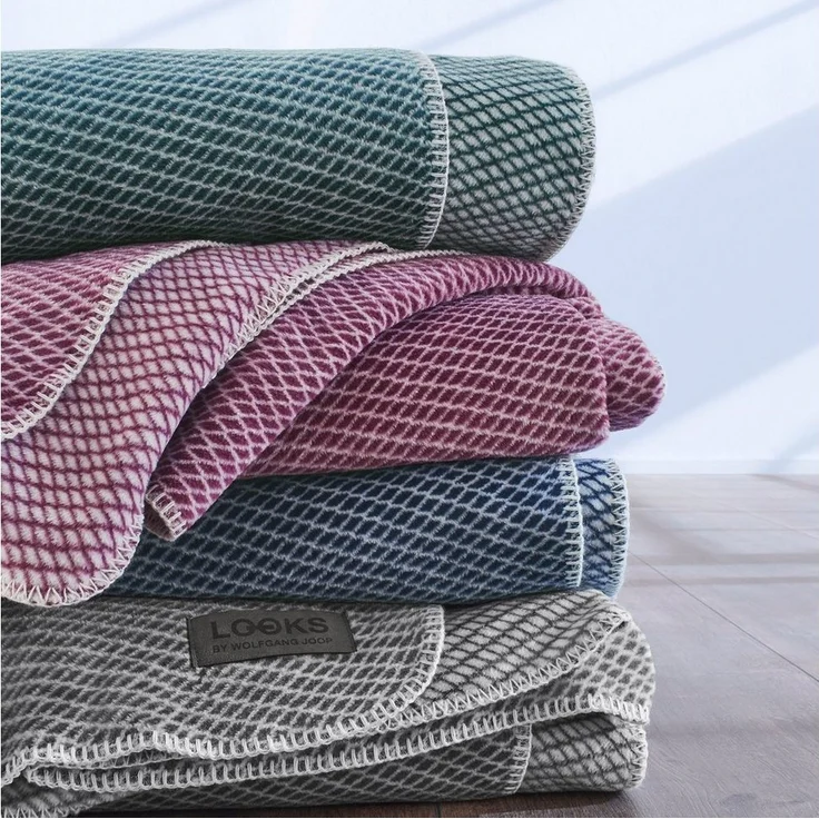 Wohndecke LOOKS, LOOKS by Wolfgang Joop, Rautenmuster, Kuscheldecke – Bild 2