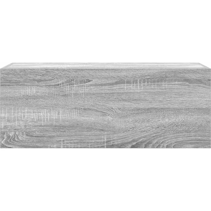 Bad-Wandschrank Grau Sonoma 80 x 25 x 30 cm Holzwerkstoff – Bild 4