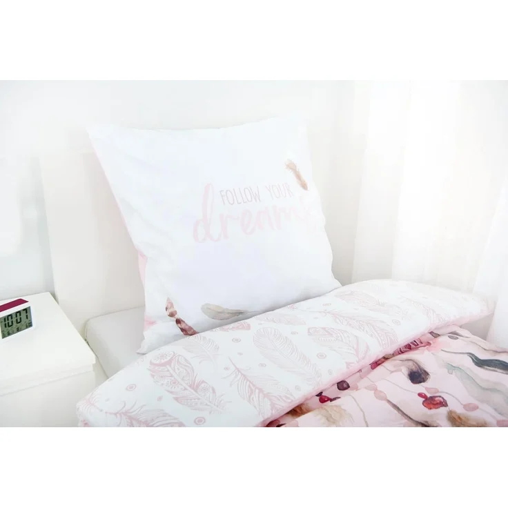 Herding Kinderbettwäsche Traumfänger Mädchen Wende Bettwäsche Dreaming, 80 x 80 cm + 135 x 200 cm – Bild 4