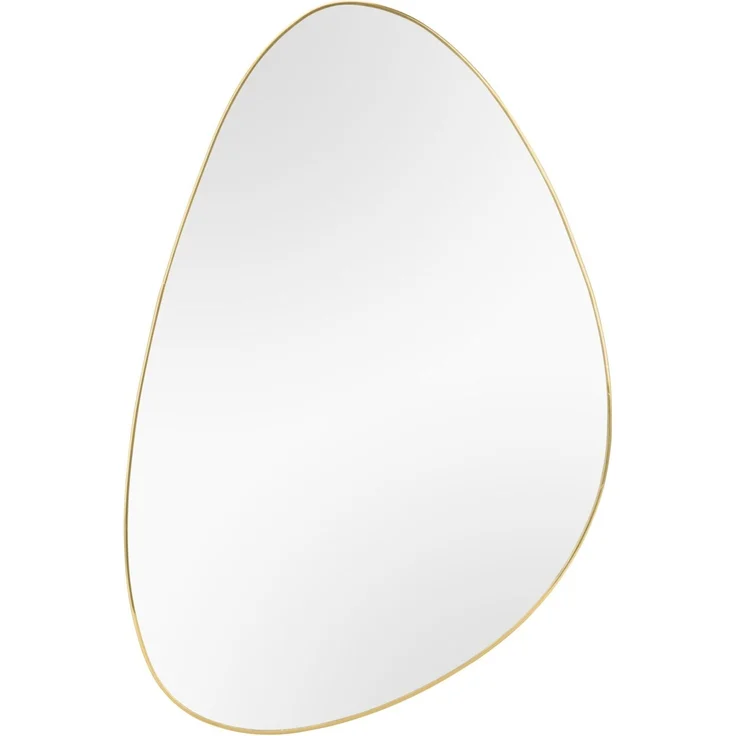 XORA 'IDA' Spiegel mit Rahmen in Tropfenform, Metall gold, 40x60 cm – Bild 4