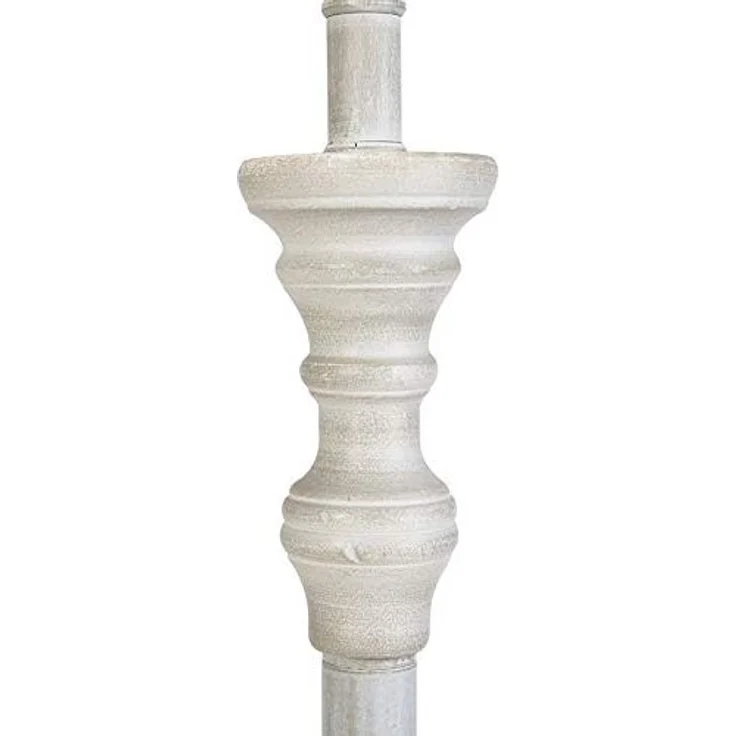 Qazqa Stehlampe Classico, ohne Leuchtmittel, E27, Gelb, Retro, Holz, 1-flammig – Bild 4