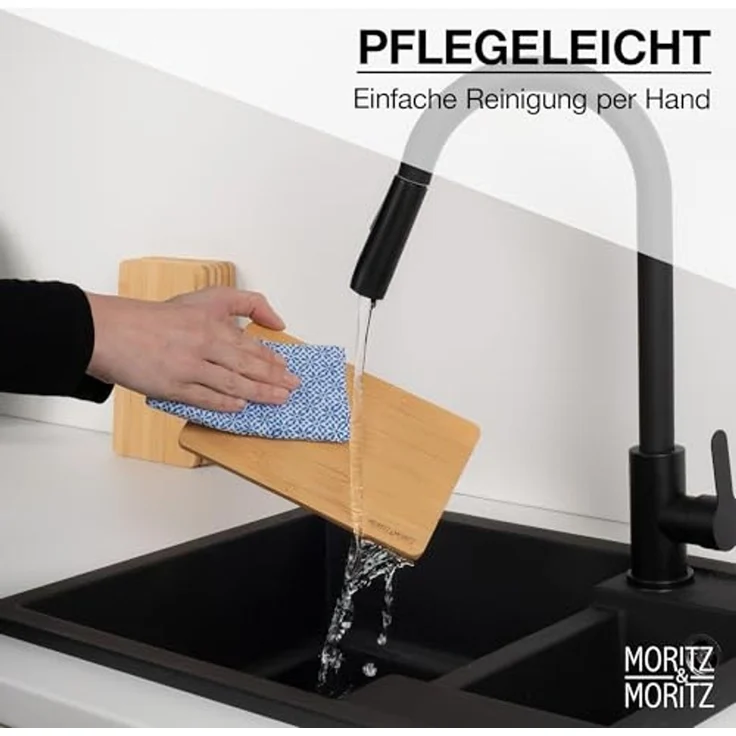 Moritz & Moritz Schneidebrett Schneidebretter, 6er Set, Bambus, 22x14 cm – Bild 7