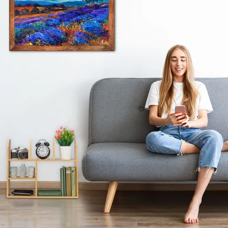 Bambusregal 6 Fächer – Bild 3