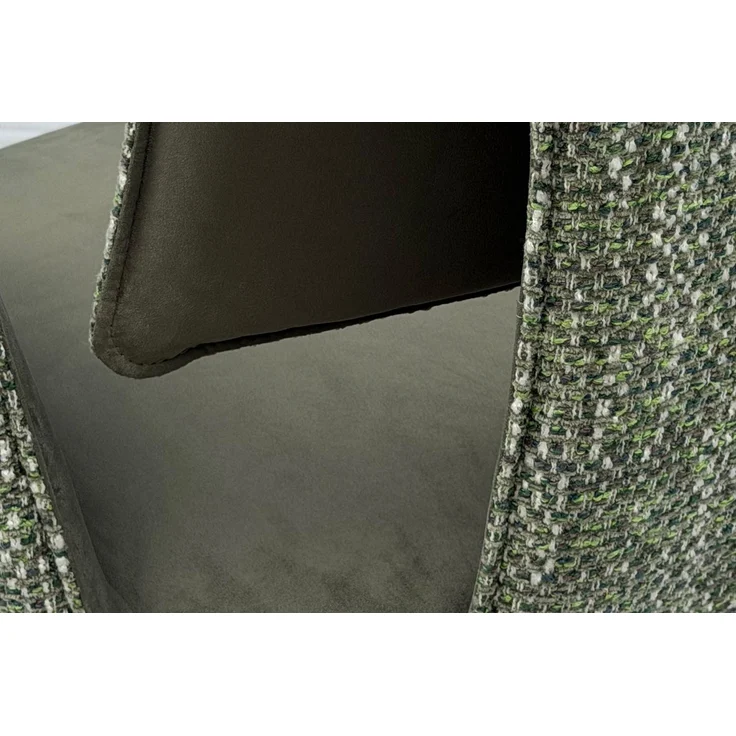 KAWOLA Esszimmerstuhl EDENIA Drehstuhl Stoff grün 86 x 65 x 60 cm – Bild 8