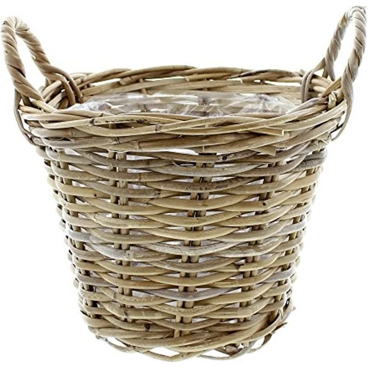 Pflanzkorb Blumenkorb Blumentopf Pflanzentopf Korb Übertopf Blumenkübel – Bild 1