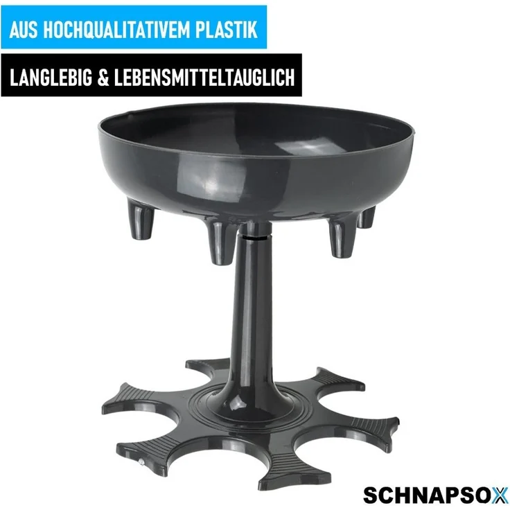 MAVURA Schnapsglas SCHNAPSOX 6 Schnapsglas Spender und Halter Cocktail Shots Spender, für Trinkspiele Bar Party – Bild 3