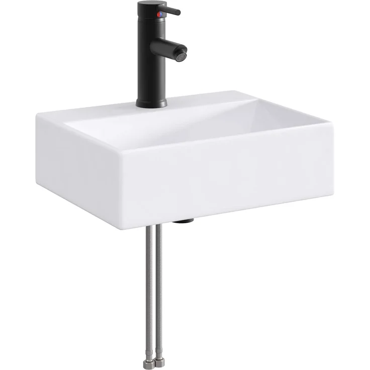 vidaXL Waschbeckenschrank Betongrau 54 x 41 x 99,5 cm Holzwerkstoff 3404253 – Bild 5