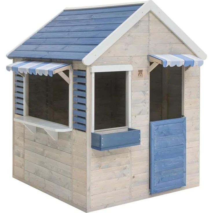 Wendi Toys Holz Spielhaus Delfin | Natur | – Bild 5