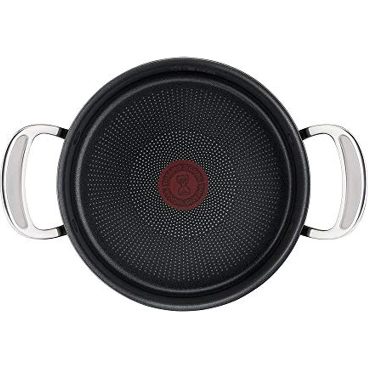 Tefal H9124644 Kochtopf, 24 cm, Jamie Oliver, harteloxiert, Aluminium, Schwarz – Bild 4