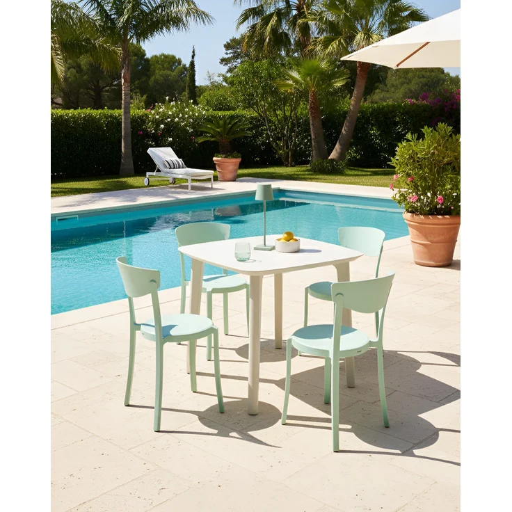 Gartenstuhl 4er Set VIESTE Mintgrün – Bild 3